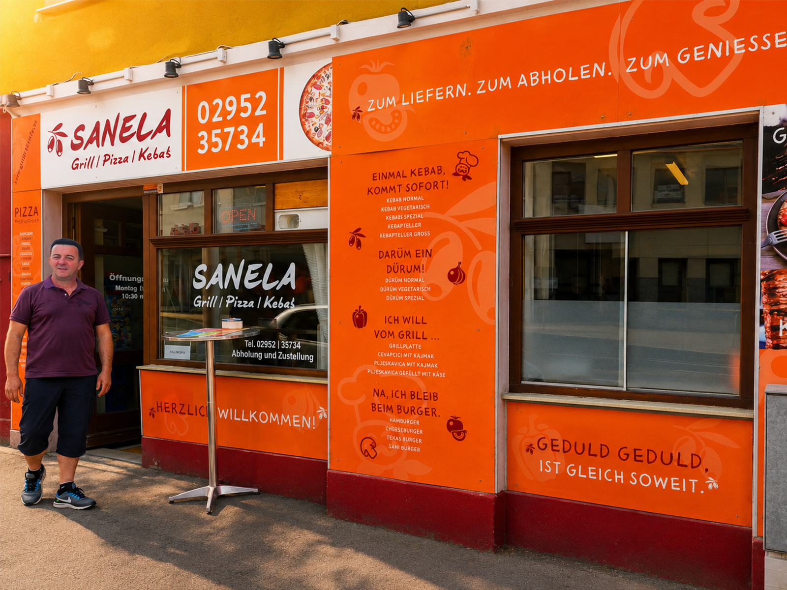 Sanela Grill, Pizza und Kebab am Lothringerplatz in Hollabrunn