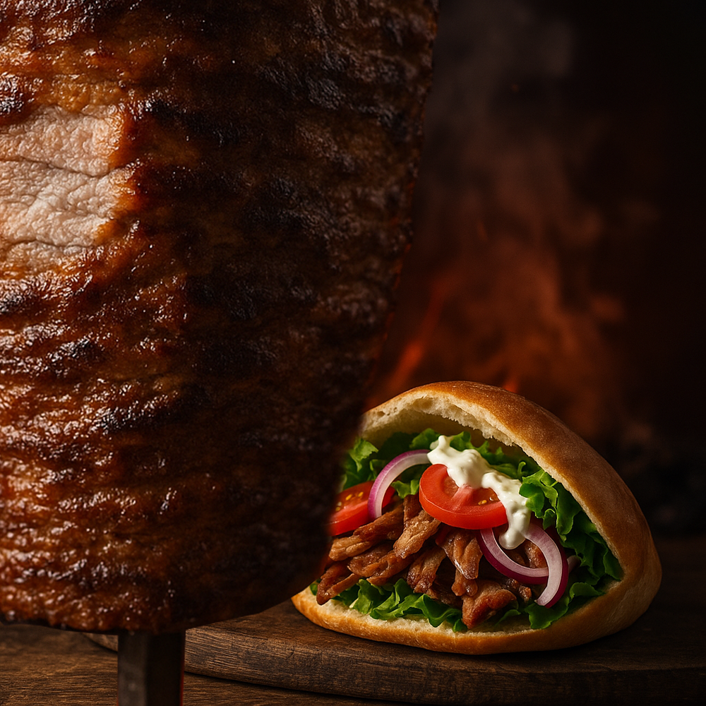 Kebab – Spieß mit Brot (Foto)